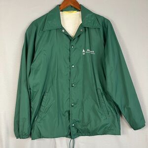 Mohonk Mountain House Resort VTG Velva Sheen Jacket Windbreaker 100% Cotton Line